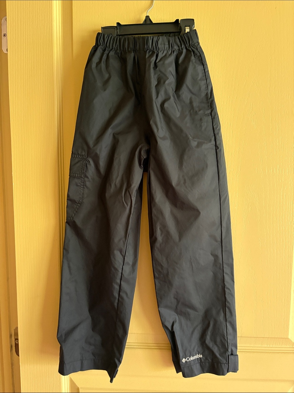 Columbia Kid’s Black Cargo Rain Pants